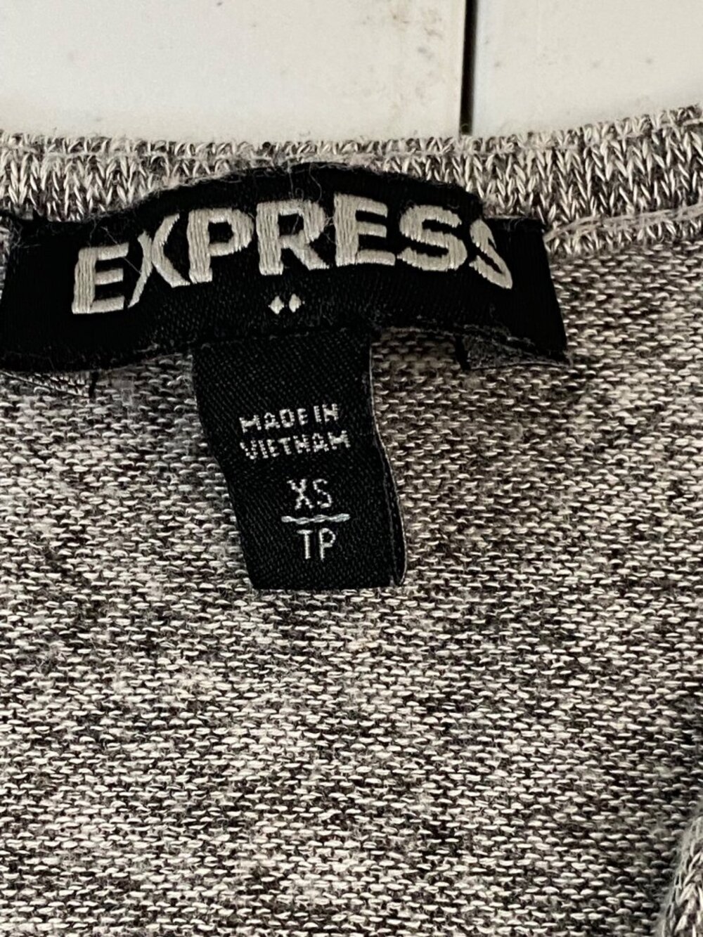 Express Girls Gray Marled Lace-Up Sleeveless Top – Size XS/TP - Picture 6 of 9